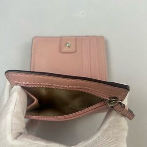 Coach Soho Mini Pink Leather Wallet - Gem
